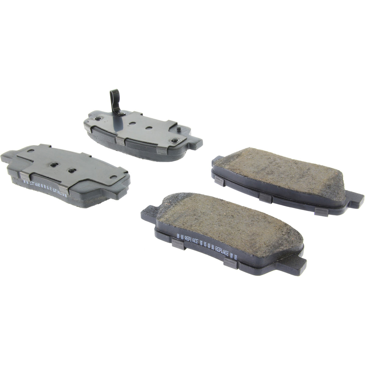 StopTech Street Brake Pads; Rear With Shims And Hardware