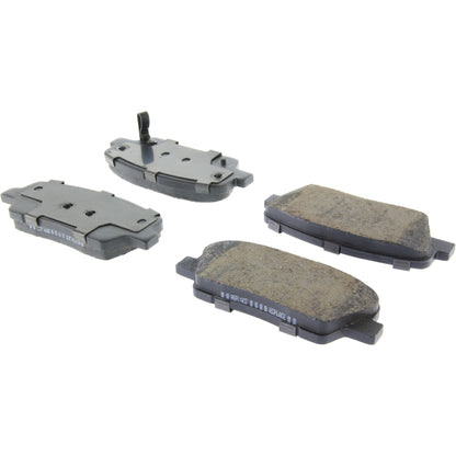 StopTech Street Brake Pads; Rear With Shims And Hardware