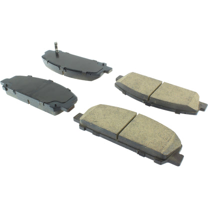 StopTech Street Brake Pads; Front With Shims And Hardware