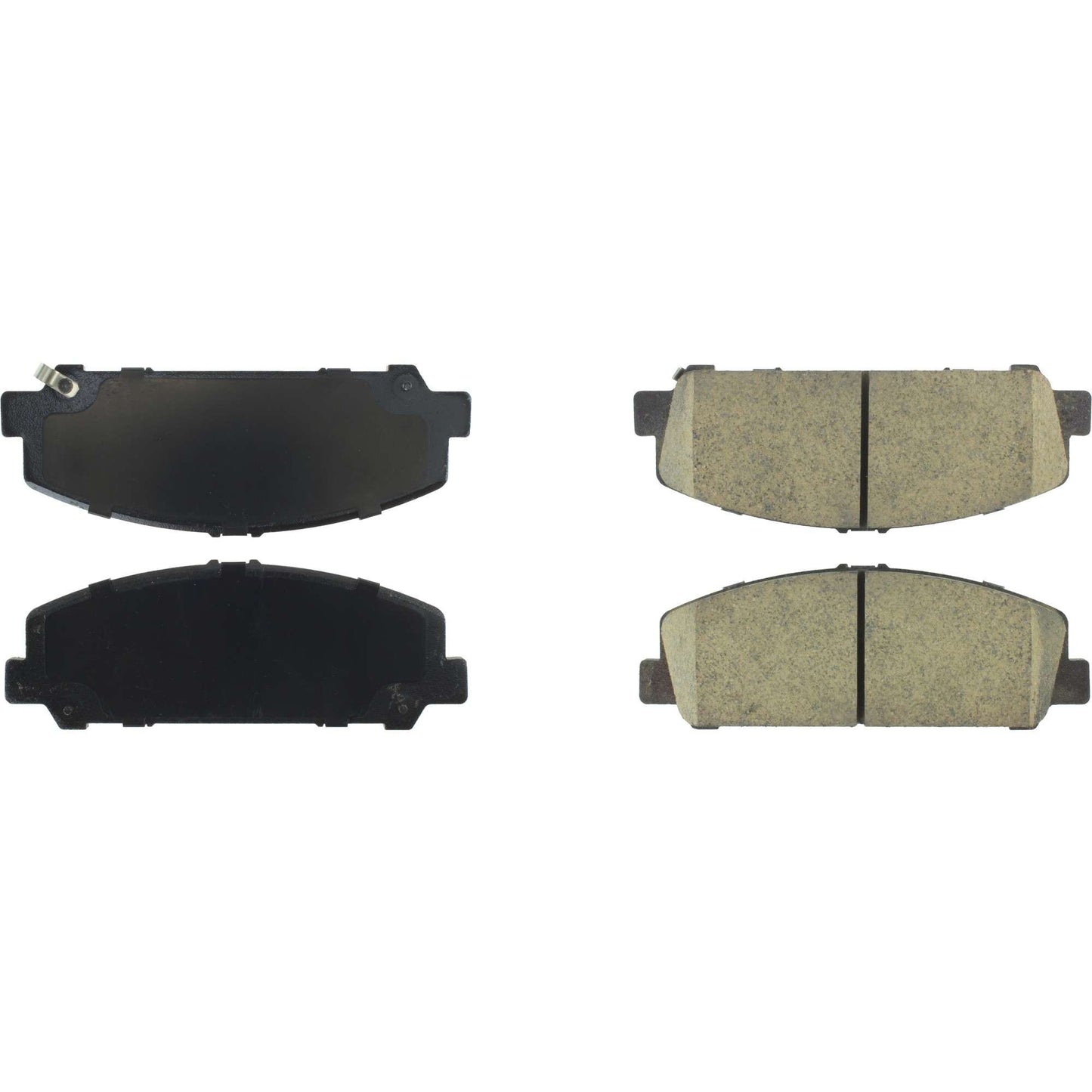 StopTech Street Brake Pads; Front With Shims And Hardware