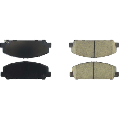 StopTech Street Brake Pads; Front With Shims And Hardware