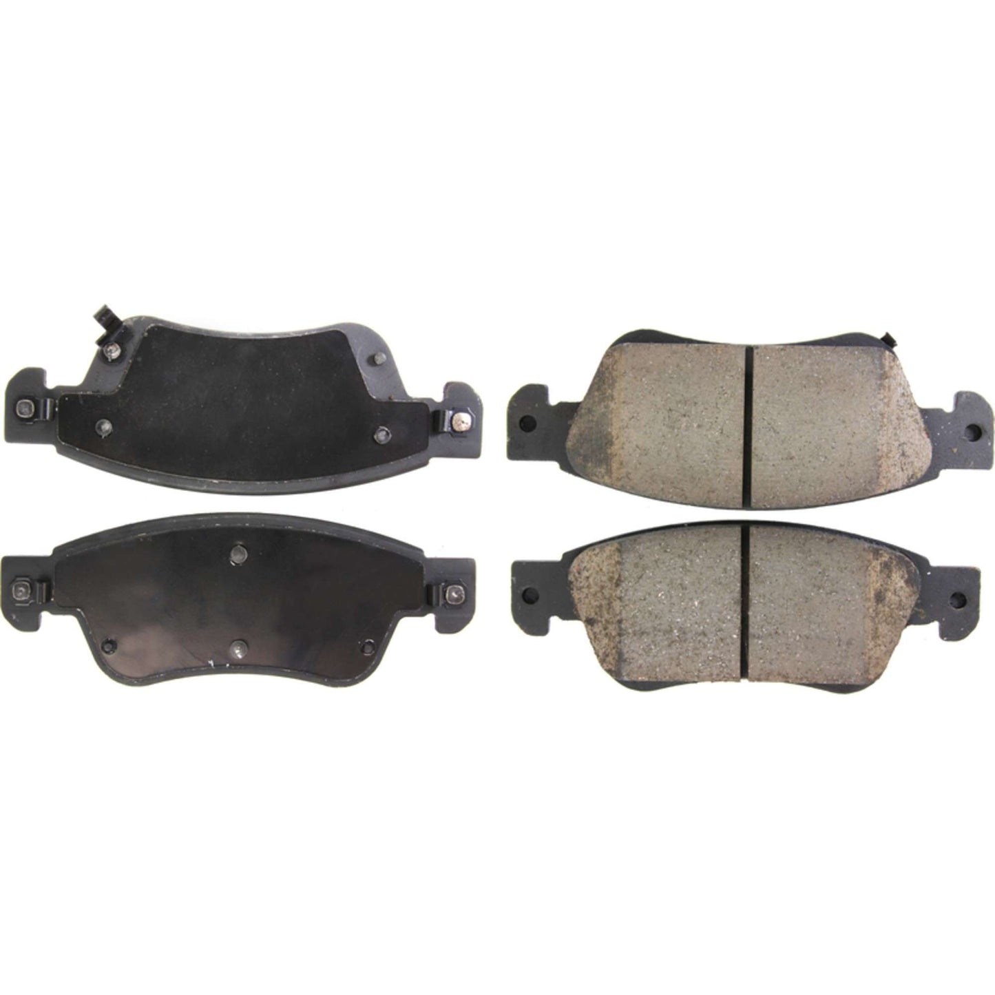 StopTech Street Brake Pads; Front With Shims