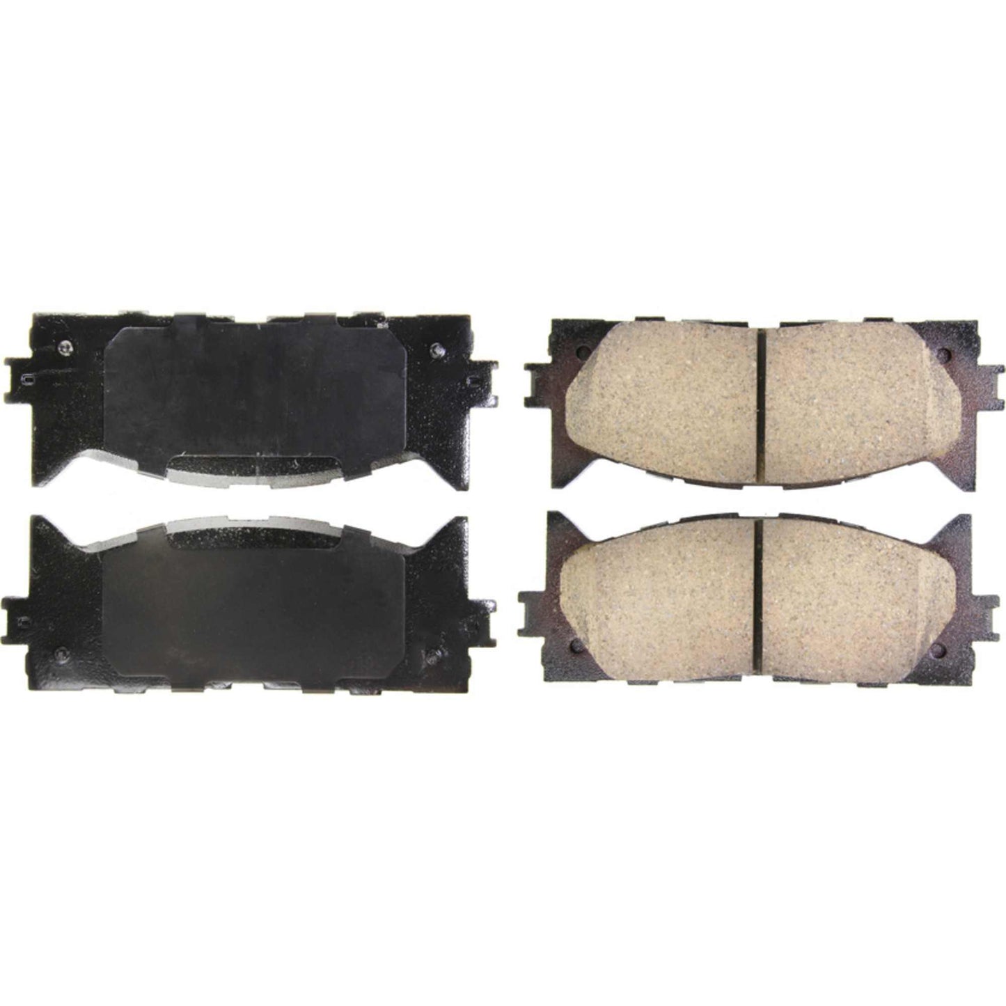 StopTech Street Brake Pads; Front With Shims