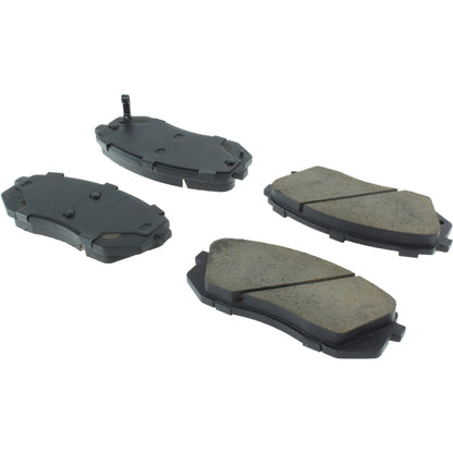 StopTech Street Brake Pads; Front With Shims
