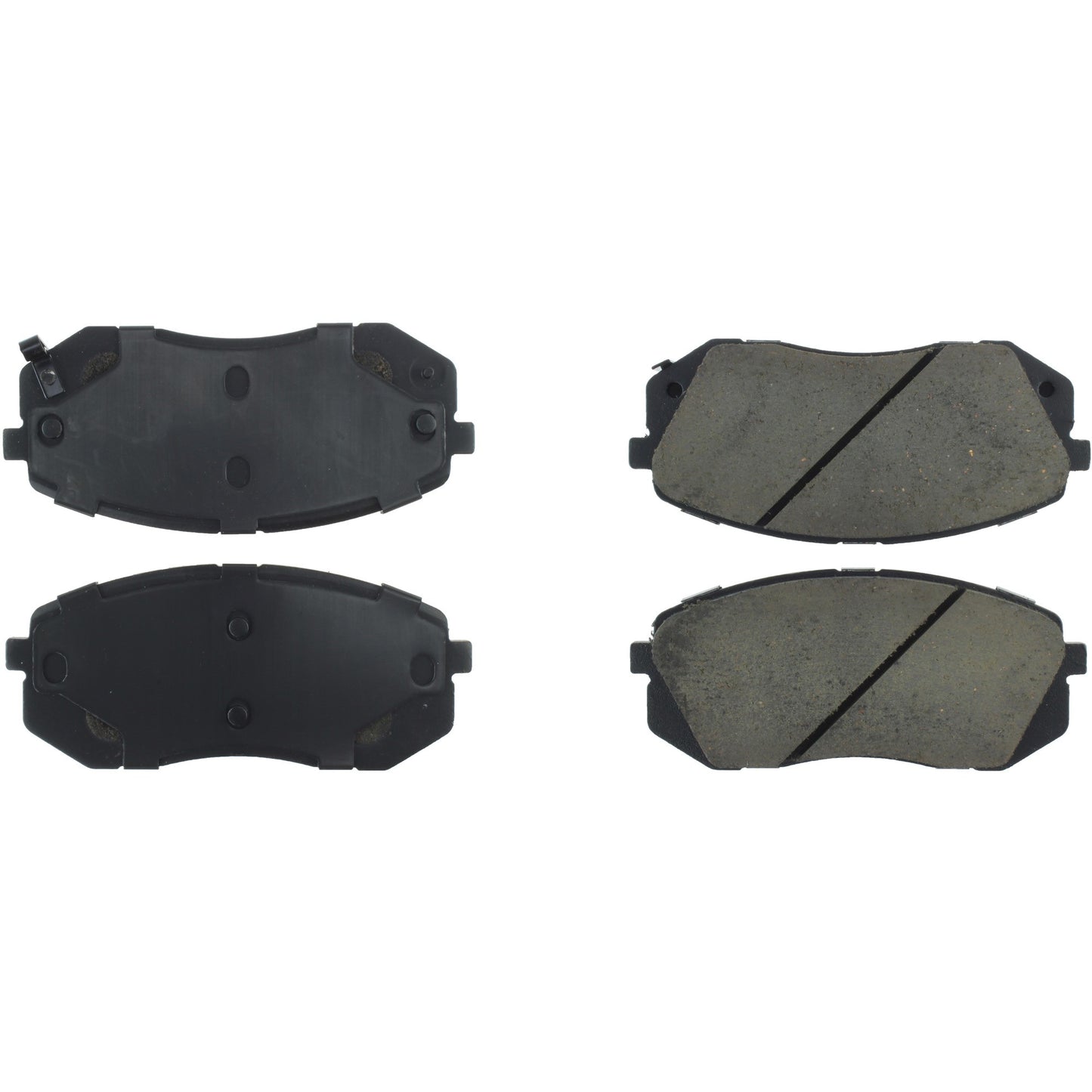 StopTech Street Brake Pads; Front With Shims