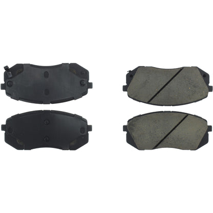 StopTech Street Brake Pads; Front With Shims