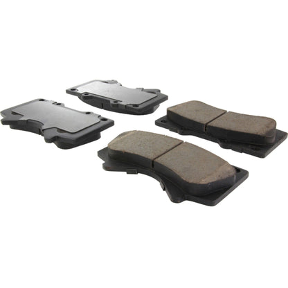 StopTech Street Brake Pads; Front With Shims