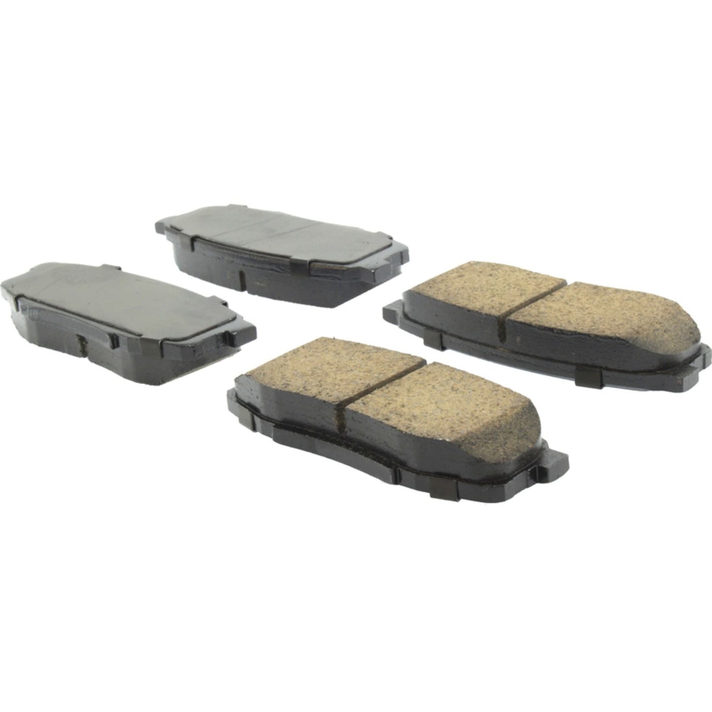 StopTech Street Brake Pads; Rear With Shims