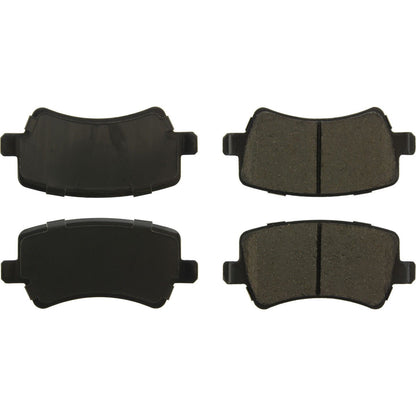 StopTech Street Brake Pads; Rear With Shims