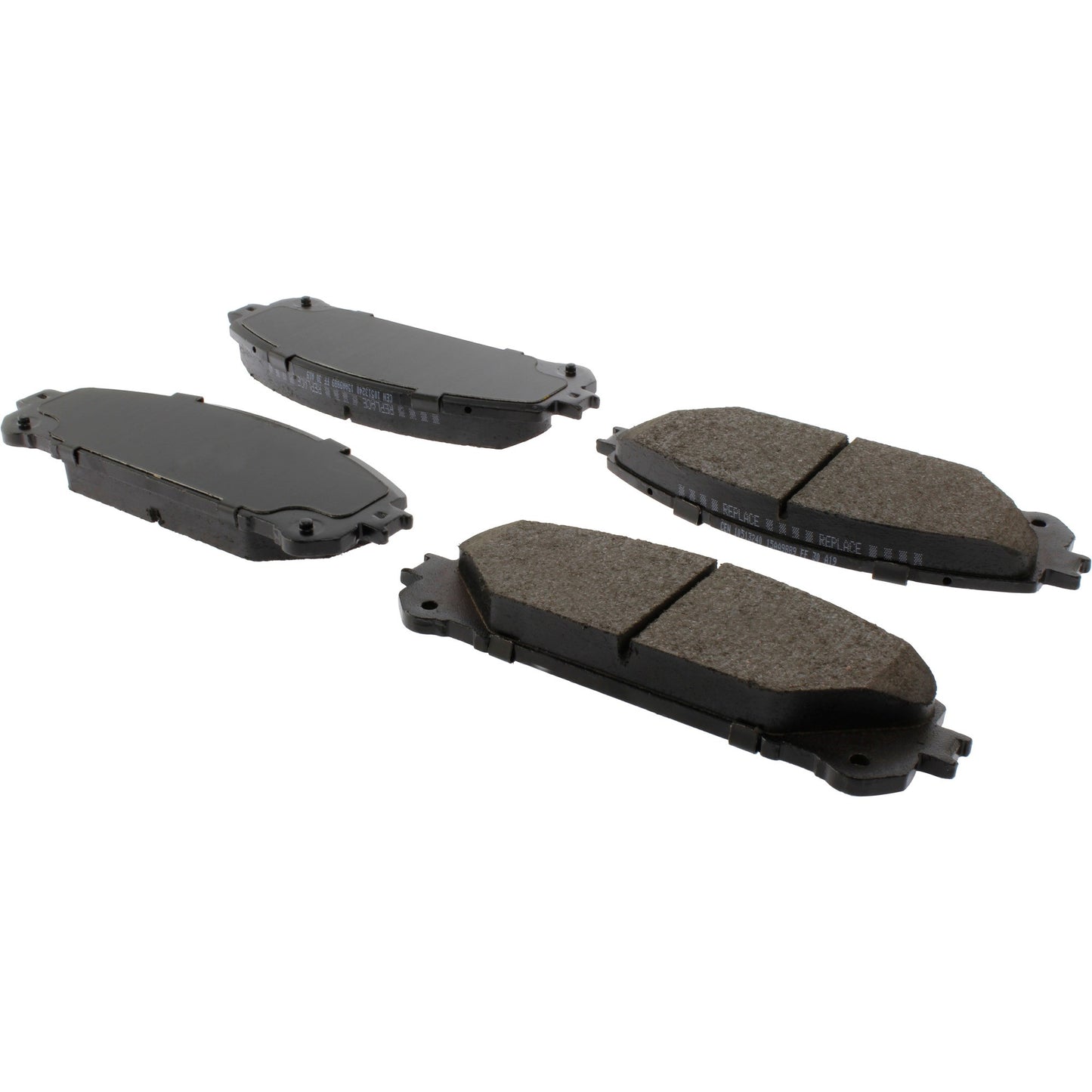 StopTech Street Brake Pads; Front With Shims