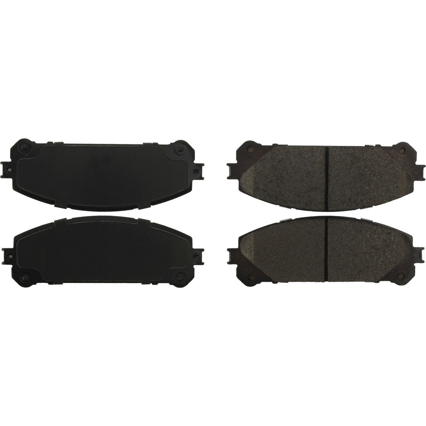 StopTech Street Brake Pads; Front With Shims