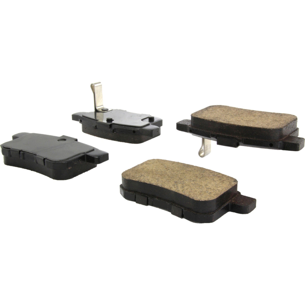 StopTech Street Brake Pads; Rear With Shims
