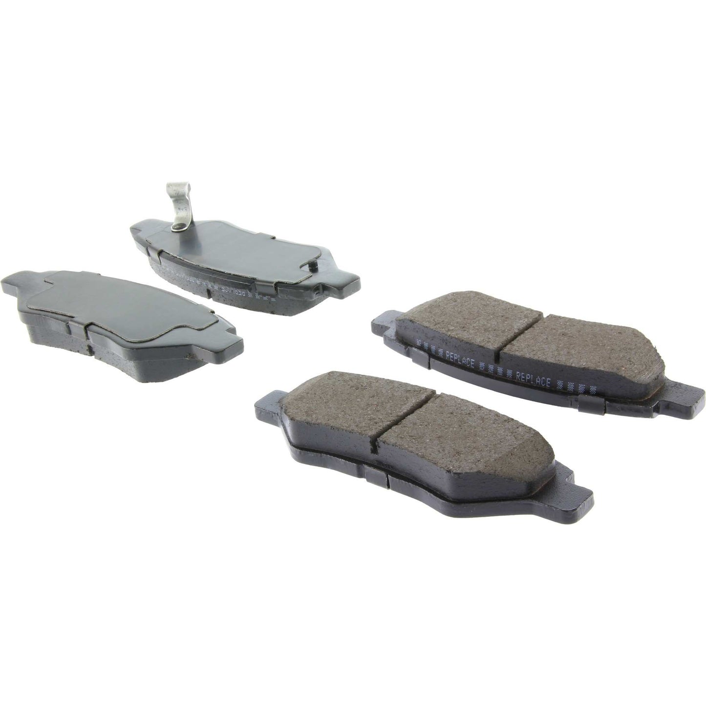 StopTech Street Brake Pads; Rear With Shims And Hardware