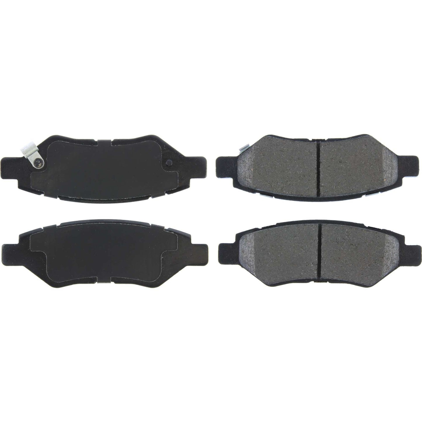 StopTech Street Brake Pads; Rear With Shims And Hardware