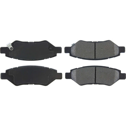 StopTech Street Brake Pads; Rear With Shims And Hardware