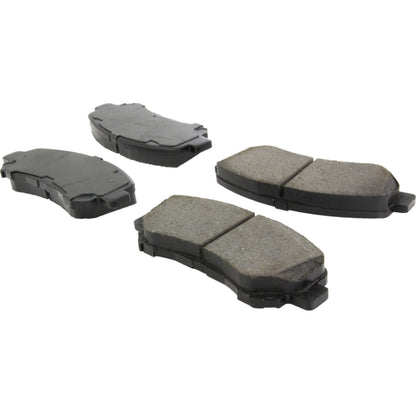 StopTech Street Brake Pads; Front With Shims