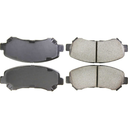 StopTech Street Brake Pads; Front With Shims