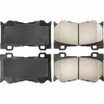 StopTech Street Brake Pads; Front With Shims