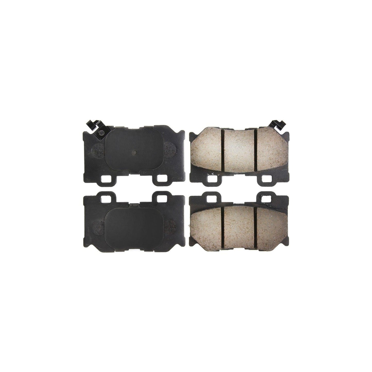 StopTech Street Brake Pads; Rear With Shims