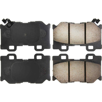 StopTech Street Brake Pads; Rear With Shims