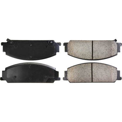 StopTech Street Brake Pads; Front With Shims