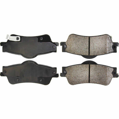 StopTech Street Brake Pads; Rear With Shims