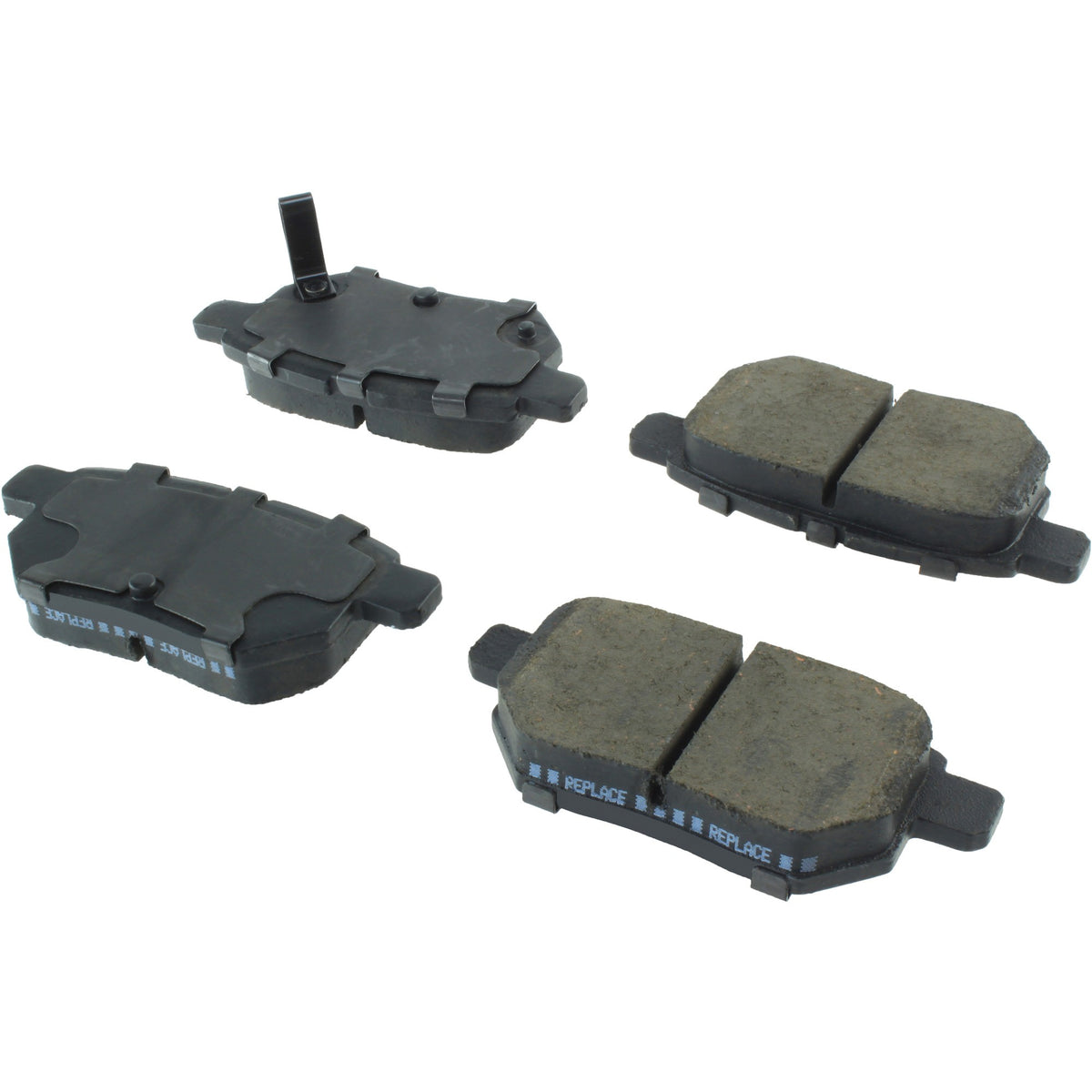 StopTech Street Brake Pads; Rear With Shims