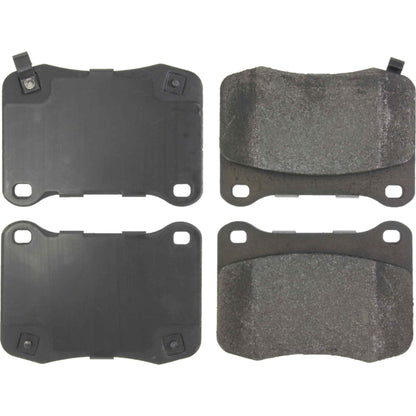 StopTech Street Brake Pads; Rear With Shims