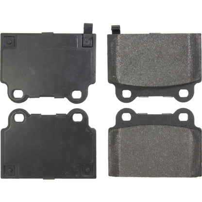 StopTech Street Brake Pads; Rear With Shims