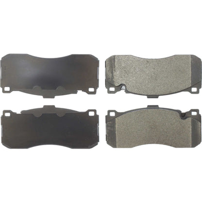 StopTech Street Brake Pads; Front With Shims