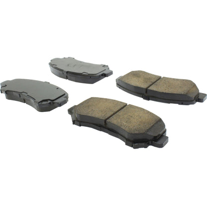 StopTech Street Brake Pads; Front With Shims