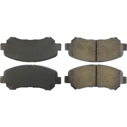 StopTech Street Brake Pads; Front With Shims