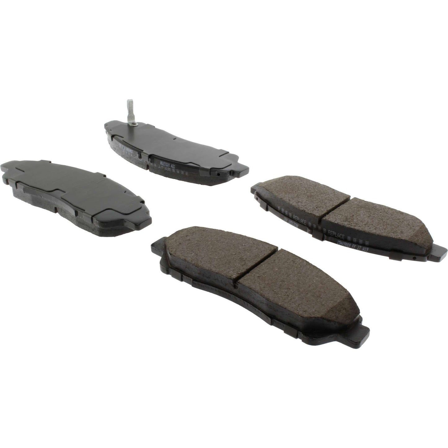 StopTech Street Brake Pads; Front With Shims