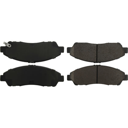 StopTech Street Brake Pads; Front With Shims