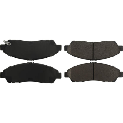 StopTech Street Brake Pads; Front With Shims