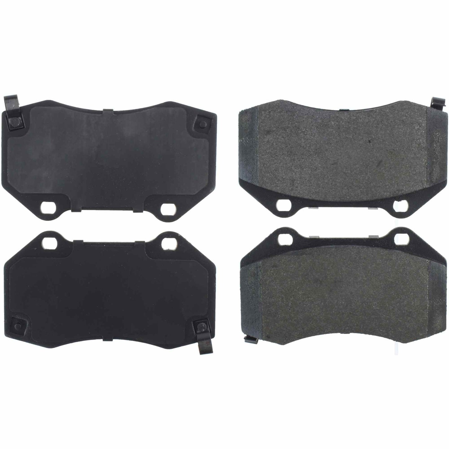 StopTech Street Brake Pads; Front With Shims And Hardware