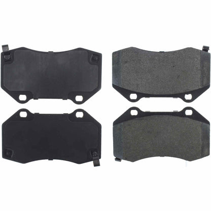 StopTech Street Brake Pads; Front With Shims And Hardware