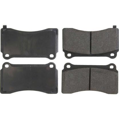 StopTech Street Brake Pads; Rear With Shims