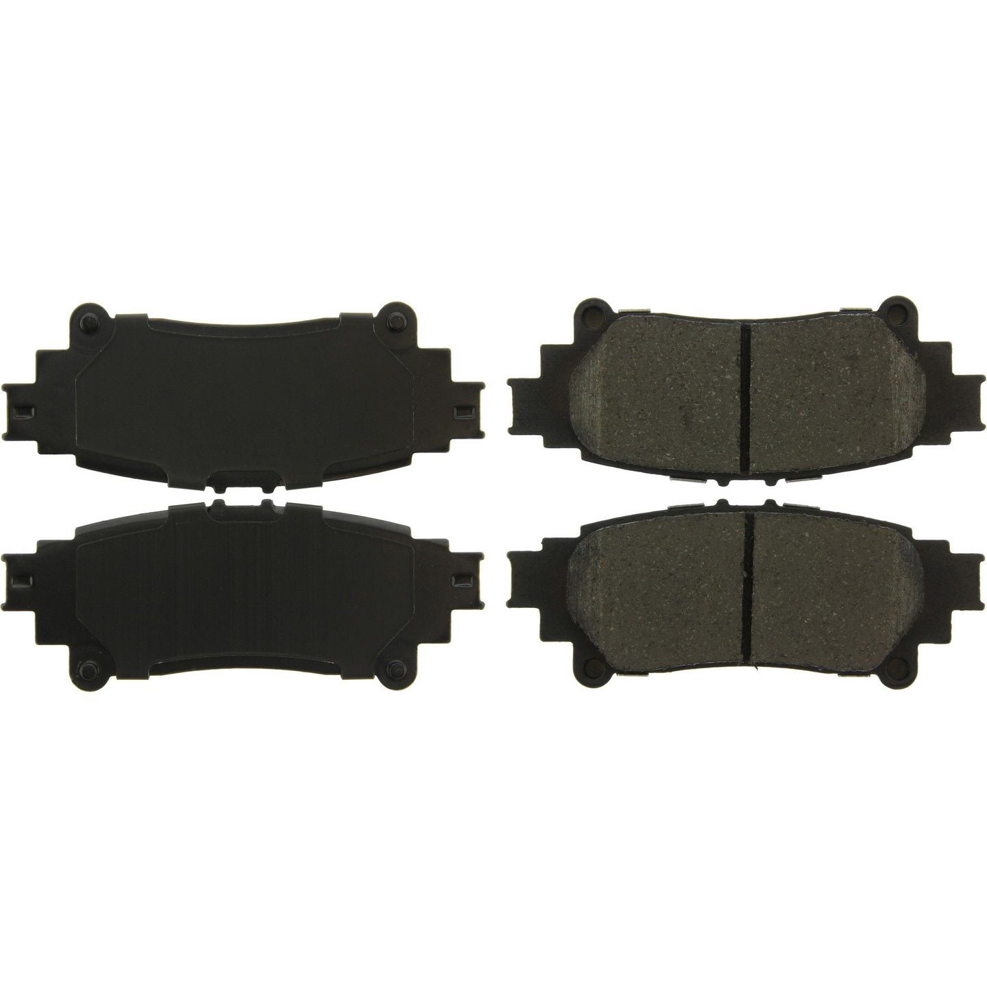 StopTech Street Brake Pads; Rear With Shims