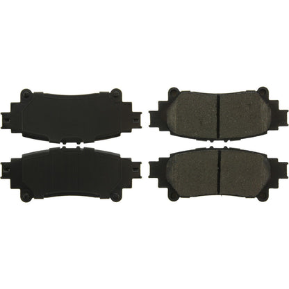 StopTech Street Brake Pads; Rear With Shims