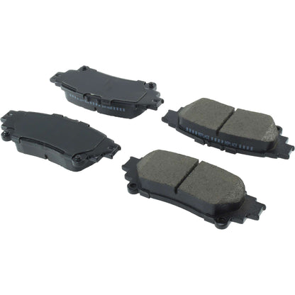 StopTech Street Brake Pads; Rear With Shims