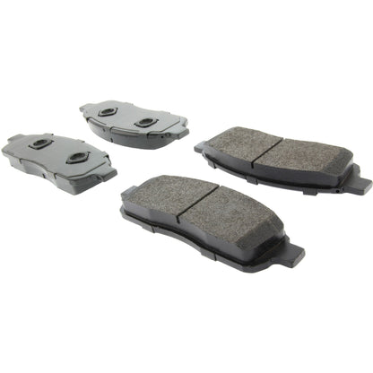 StopTech Street Brake Pads; Front With Shims
