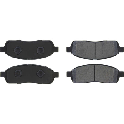StopTech Street Brake Pads; Front With Shims