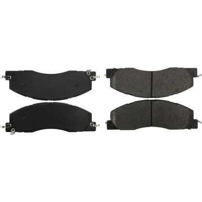 StopTech Street Brake Pads; Front With Shims And Hardware