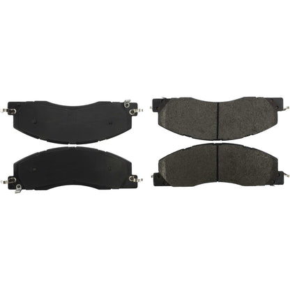 StopTech Street Brake Pads; Front With Shims And Hardware