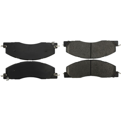 StopTech Street Brake Pads; Front With Shims And Hardware