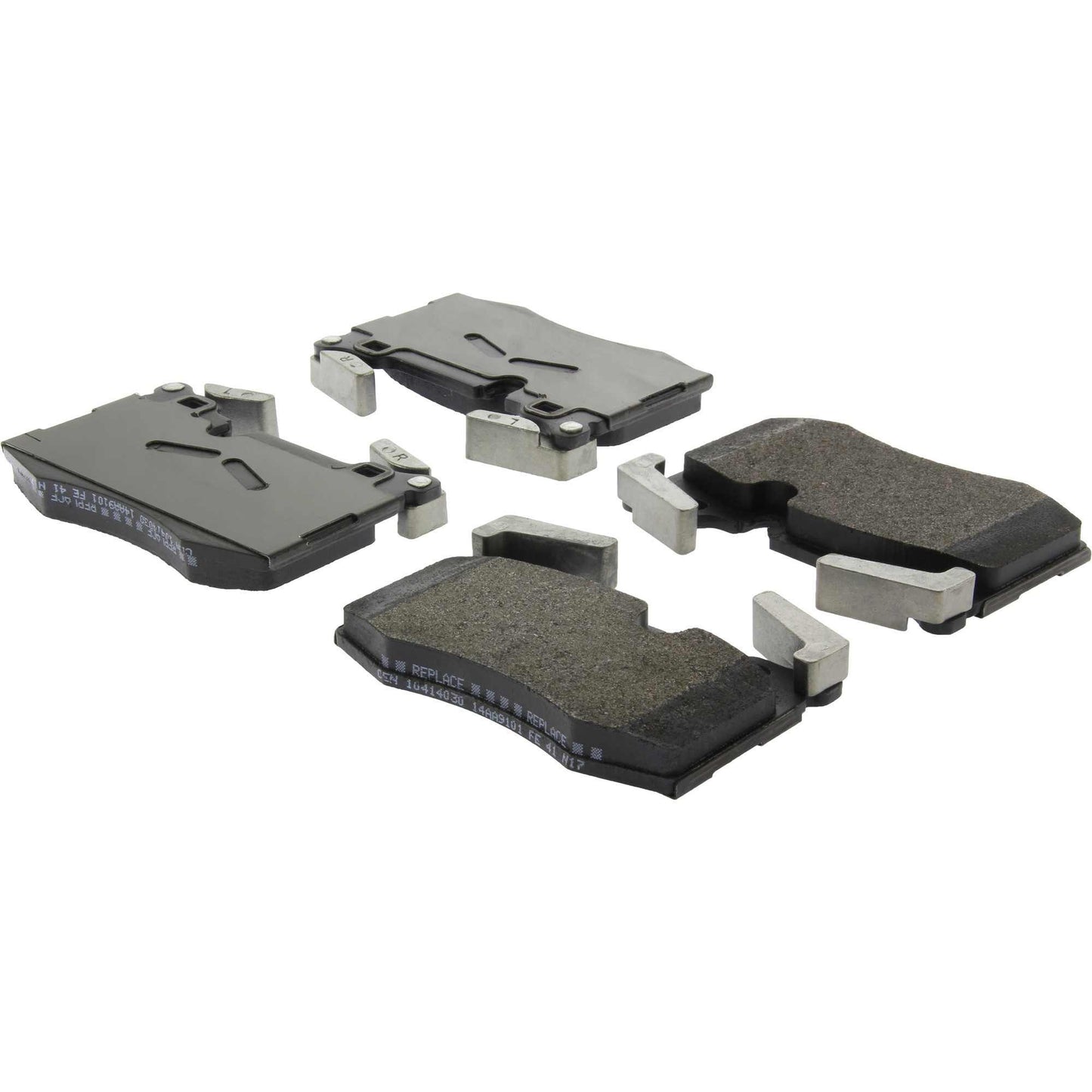 StopTech Street Brake Pads; Front With Shims