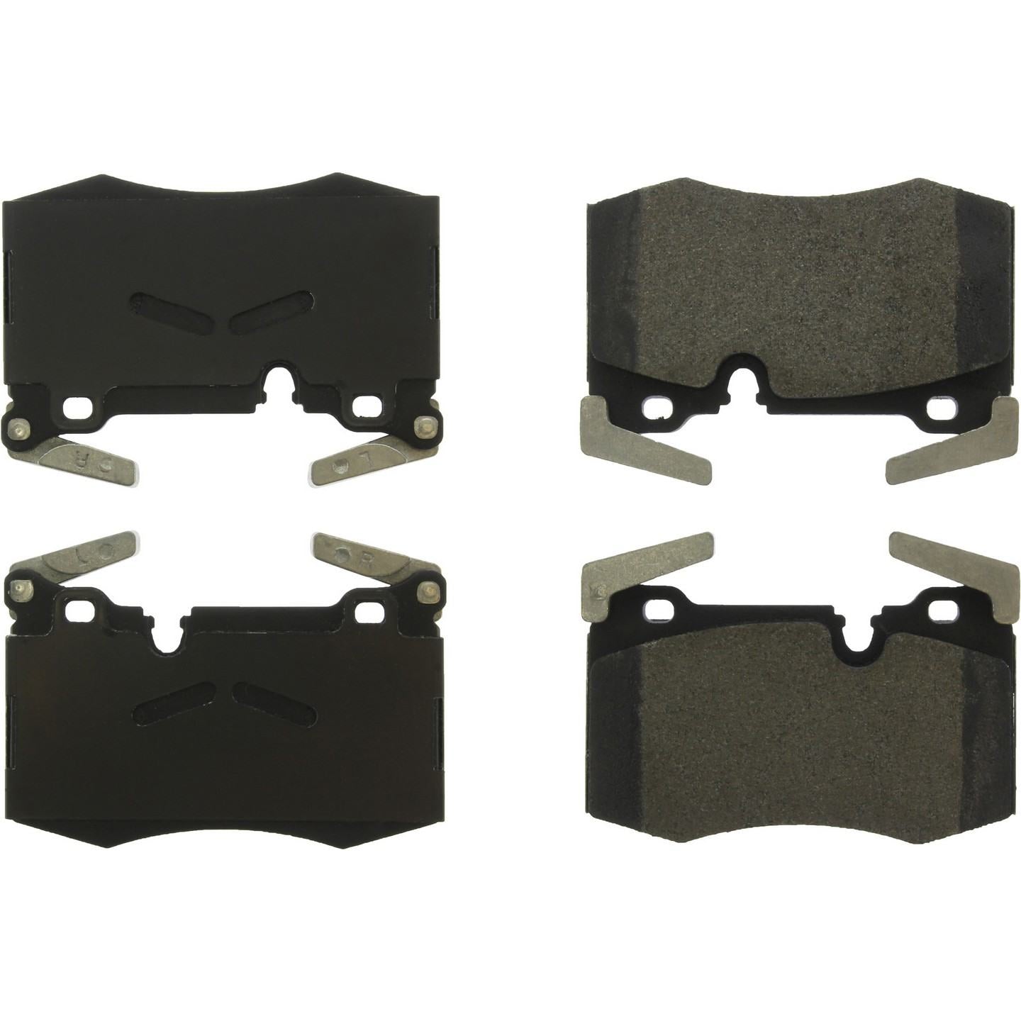 StopTech Street Brake Pads; Front With Shims