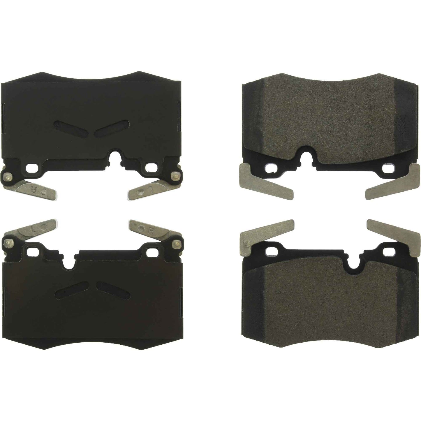 StopTech Street Brake Pads; Front With Shims
