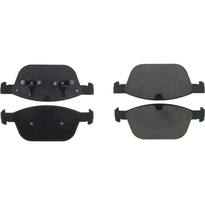 StopTech Street Brake Pads; Front With Shims And Hardware